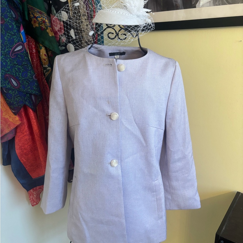 Vintage Elegant Lavender Women's Jacket